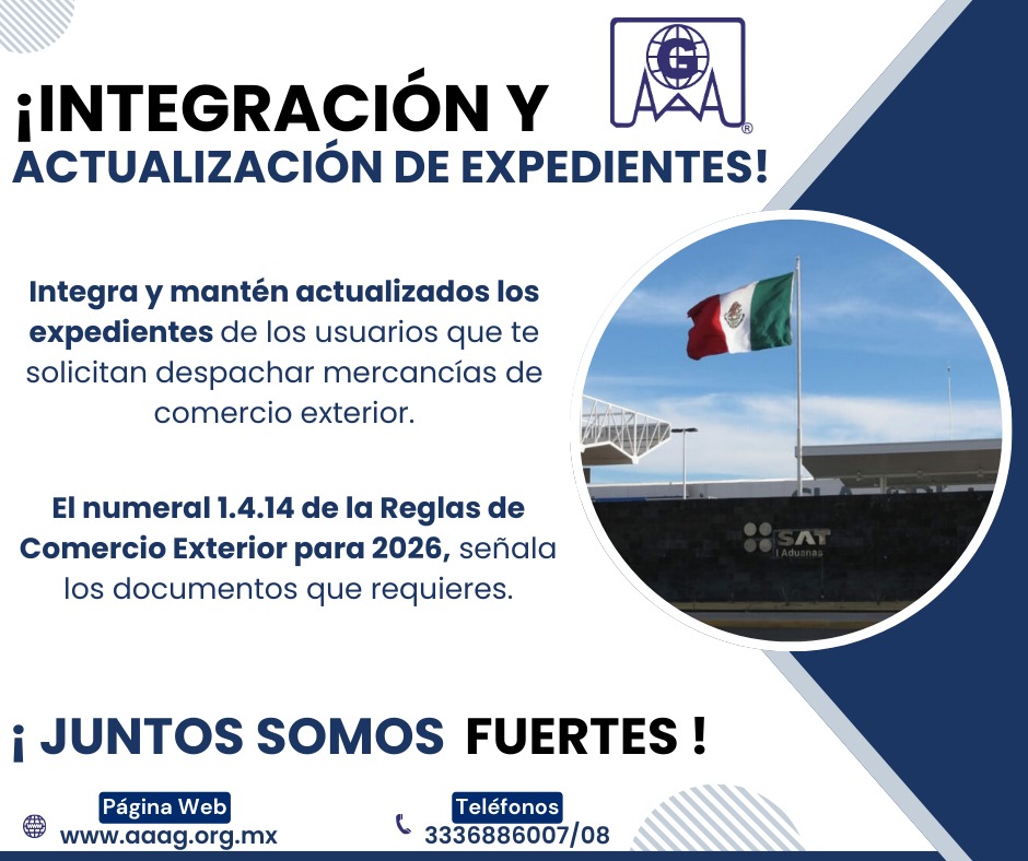 Integración y actualización de expedientes