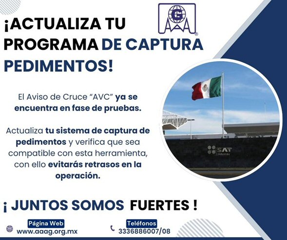 ¡ACTUALIZA TU PROGRAMA DE CAPTURA DE PEDIMENTOS!