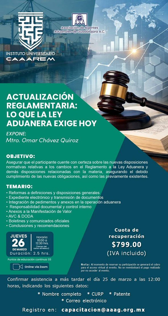 Actualizacion reglamentaria: lo que la Ley Aduanera exige hoy