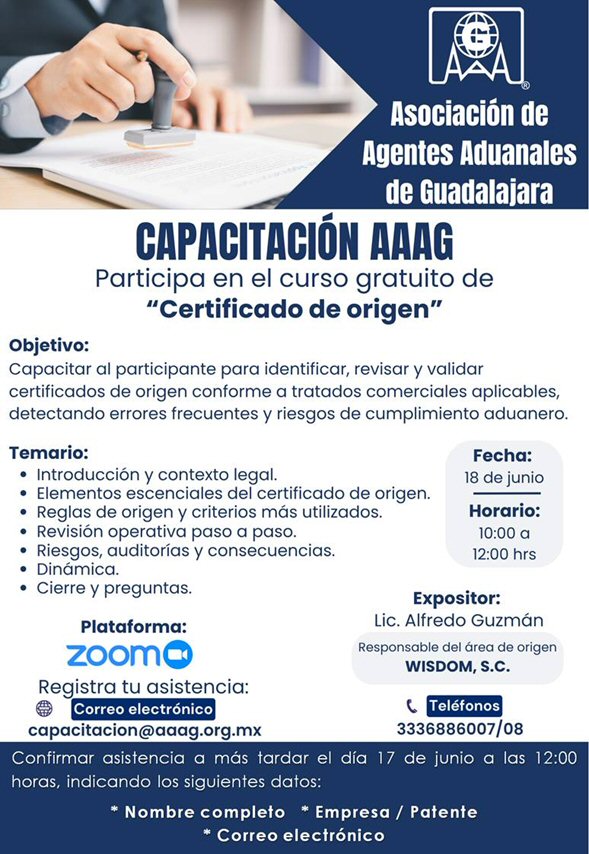 Certificado de origen