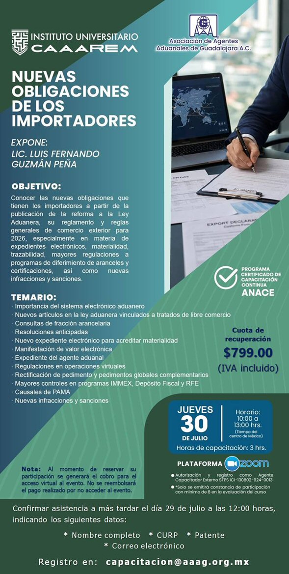 Nuevas obligaciones de los importadores
