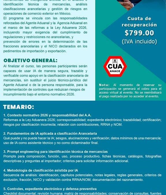 IA aplicada a la clasificación arancelaria